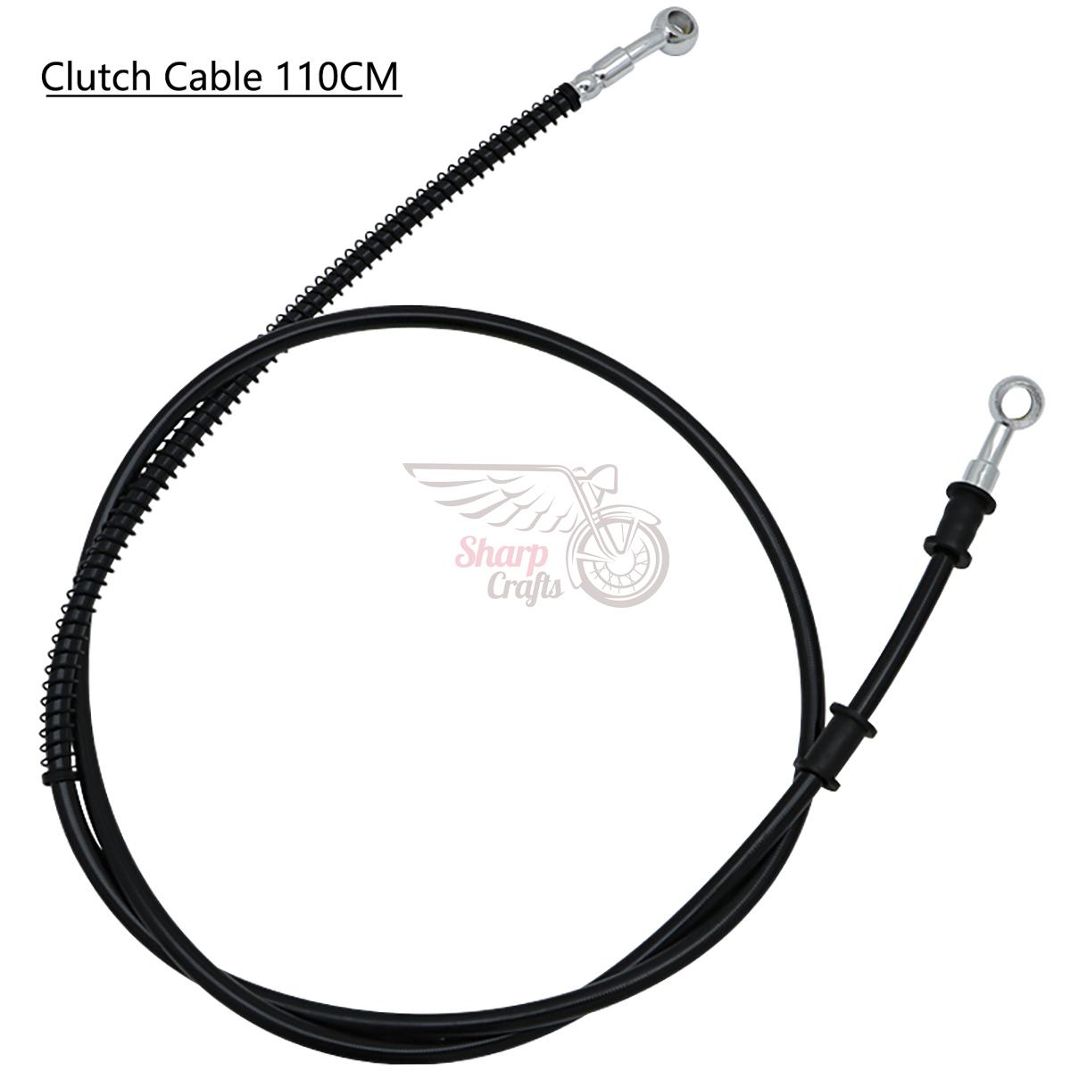 Motorcycle Parts Front Hydraulic Brake Oil Hoses Lines Pipe Tubing Reinforced Brake System For harley XL 883 1200 48 Forty eight 1100MM