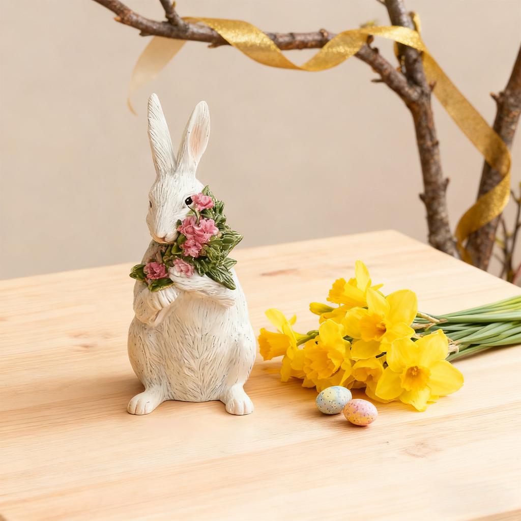 Easter Bunny Figurines Are An Ideal Choice For Home Decoration, As They Can Be Placed Tables Or Shelves.
