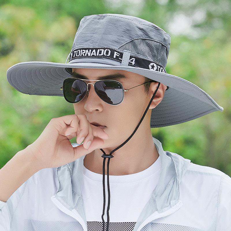 15CM Wide-Brim Men s Outdoor Summer Sun Protection Fishing & Mountaineering Hat