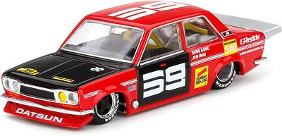 MINI GT Datsun 510 Pro Street Red KAIDO HOUSE Datsun 510 Pro Street OG Red LHD KHMG003 1/64 [Used]