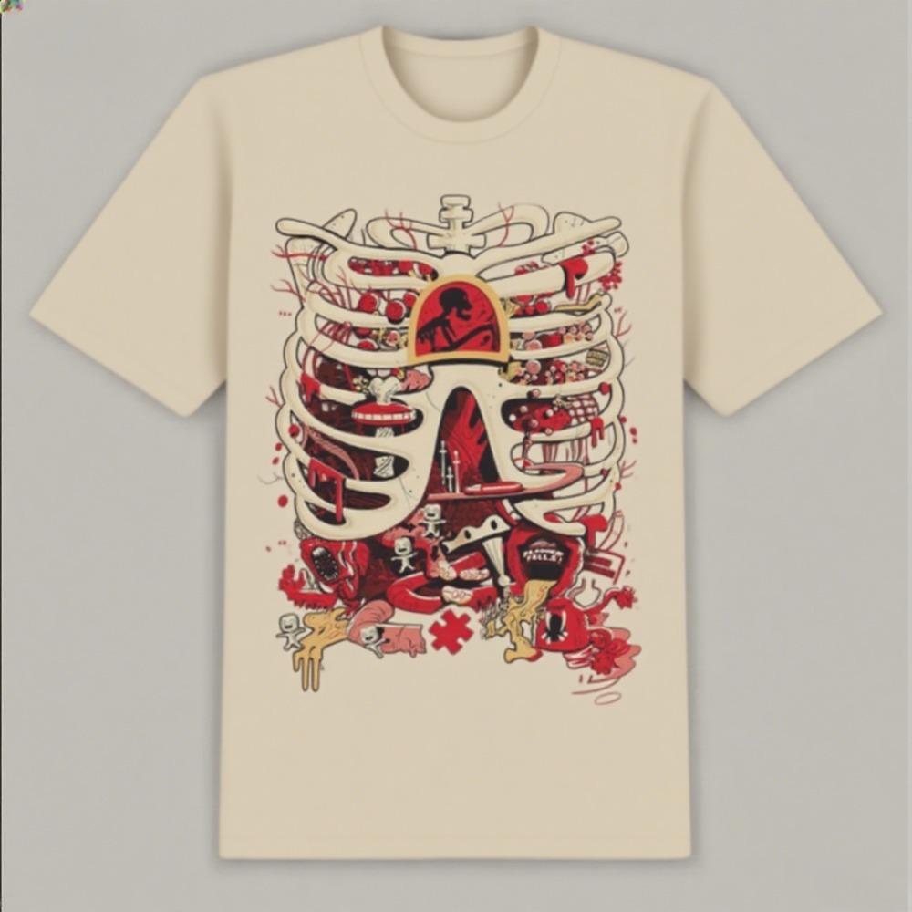 Short-sleeved and Couples Fashion Leisure Street Daily Style Best-selling Comfortable Light Cotton High-quality Printed T-shirts