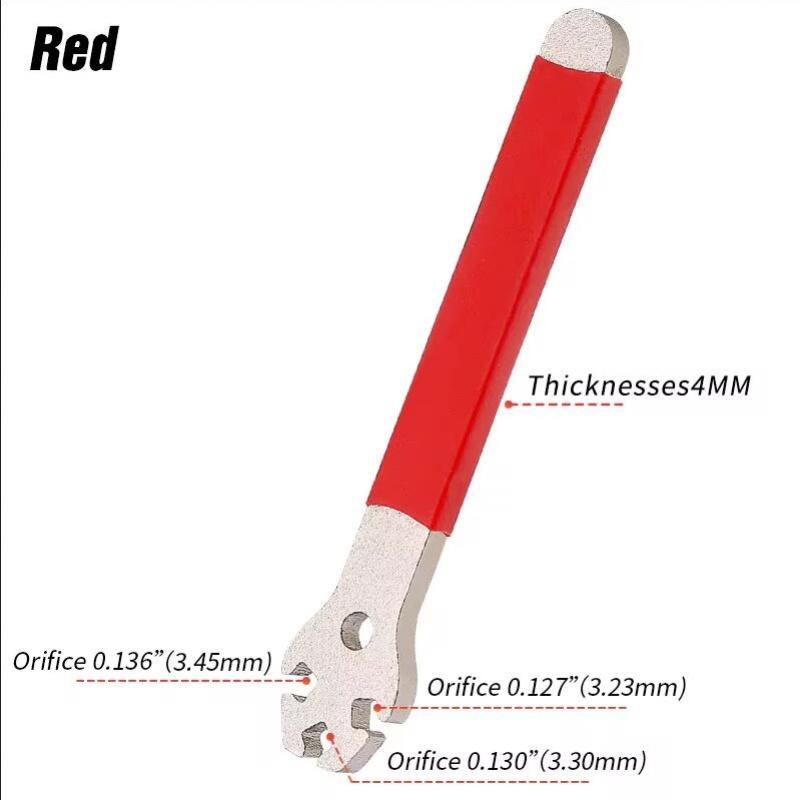 

Bike Spoke Wrench Multi Size Bicycle Wheel Truing Tool Kit Mountain Bike Spoke Nipple Wrench Adjustable Bike Wheel Maintenance червоний