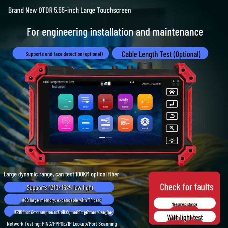 WANGLU MOT-50 OTDR Fiber Optic Tester