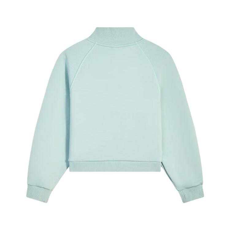 Puma FW25 Casual Outdoorist HZ Crew FL Infrarot Warmes Fleece Lockerer Half-Zip Sport Langarm Sweatshirt Damen Sweatshirt 635727-82