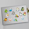 50Pcs Cartoon Parrot Stickers Various Styles Waterproof PVC Adhesive Colorful Cute Decals Vinyl Art DIY Scrapbook Skateboard Laptop Water Bottle