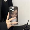 Dark Cute Girl Doll Art For IPhone 16 15 14 13 12 11 17 Pro Max Plus Wave Corrugated Phone Case Anti Drop Cover