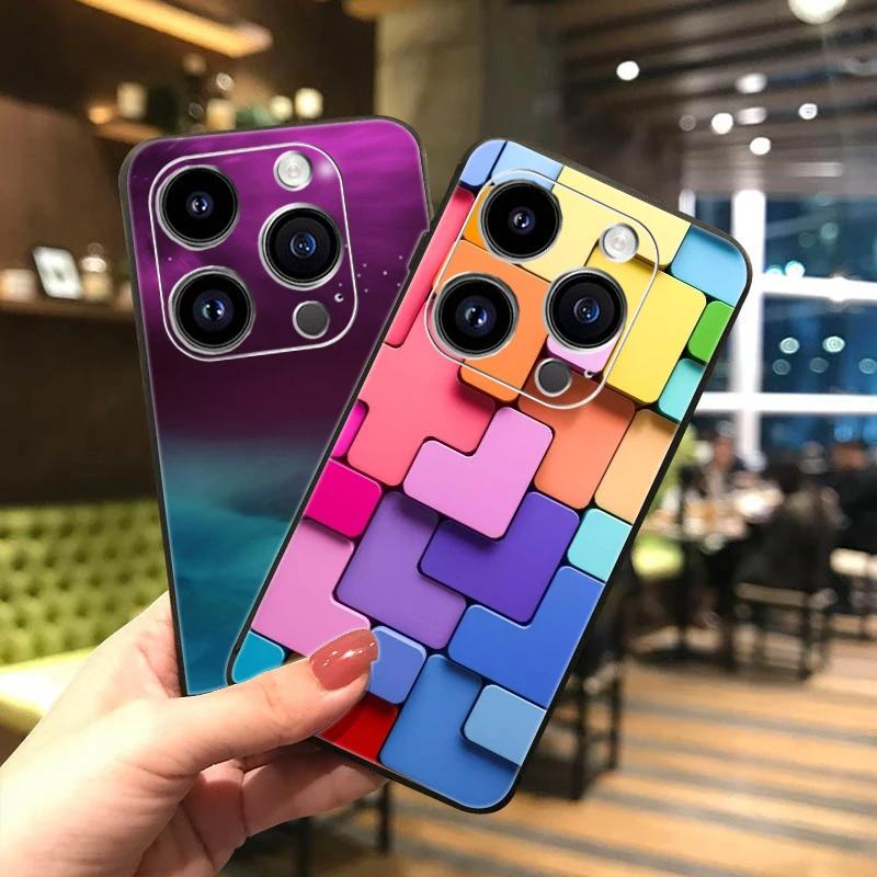 Case For iPhone 16 15 17 Pro Max 17 Air Shockproof Soft Silicone Bumper Back Cover for iPhone 16 Plus 15Pro 17pro Phone Cases