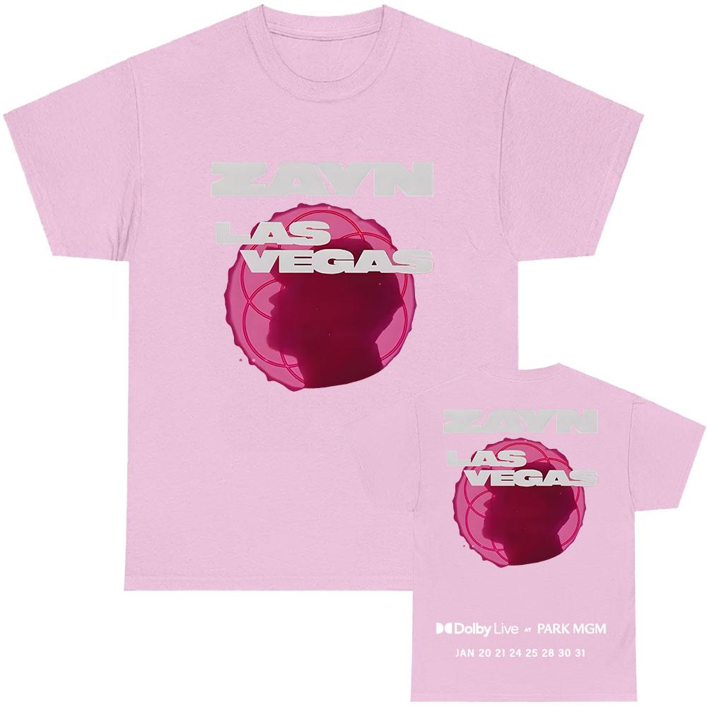 

Zayn Malik Las Vegas Tour 2026 T-shirt Short Sleeve Cotton Casual Tshirts Unisex Streetwear Graphic Print T Shirt XS