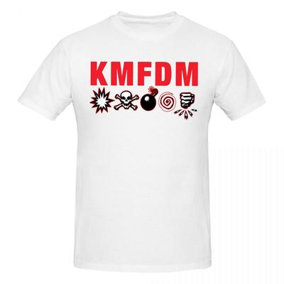 Unisex Rock Band Kmfdm Tour Vintage T Shirt Vintage Oversized Oneck Cotton Custom Sleeve Anime Shirt