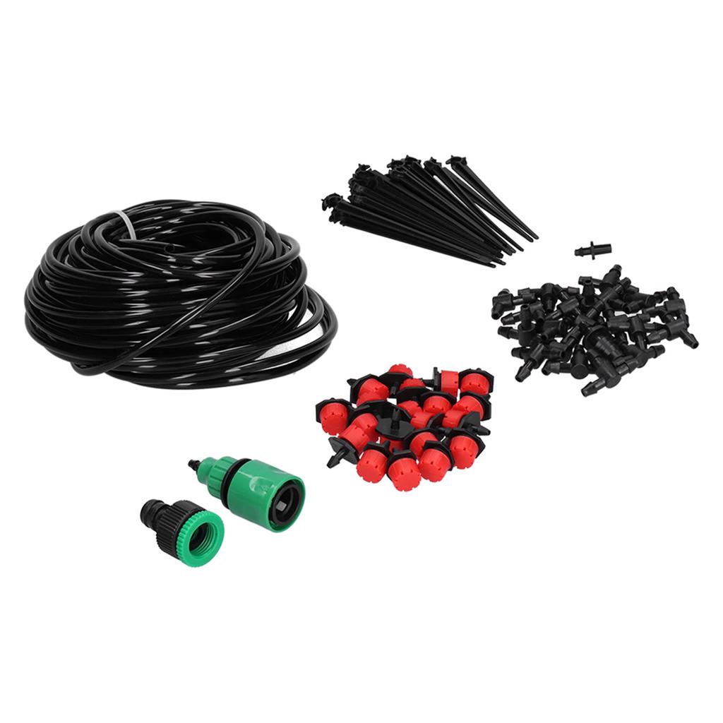 20M 4/7 Hose Garden Irrigation System Automatic Drip Irrigation Kit Adjustable Dripper for Home