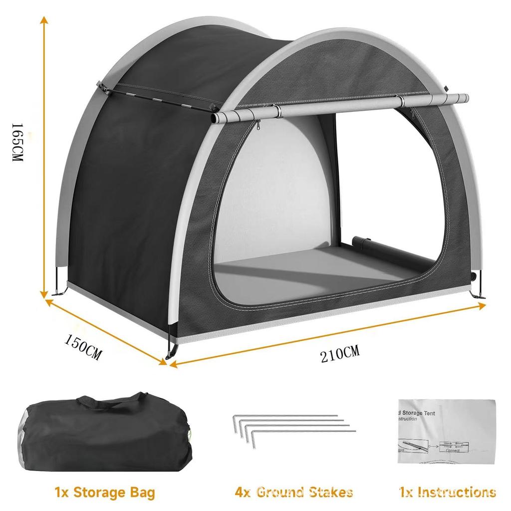 Portable Outdoor Bicycle Storage Tent - In Stock