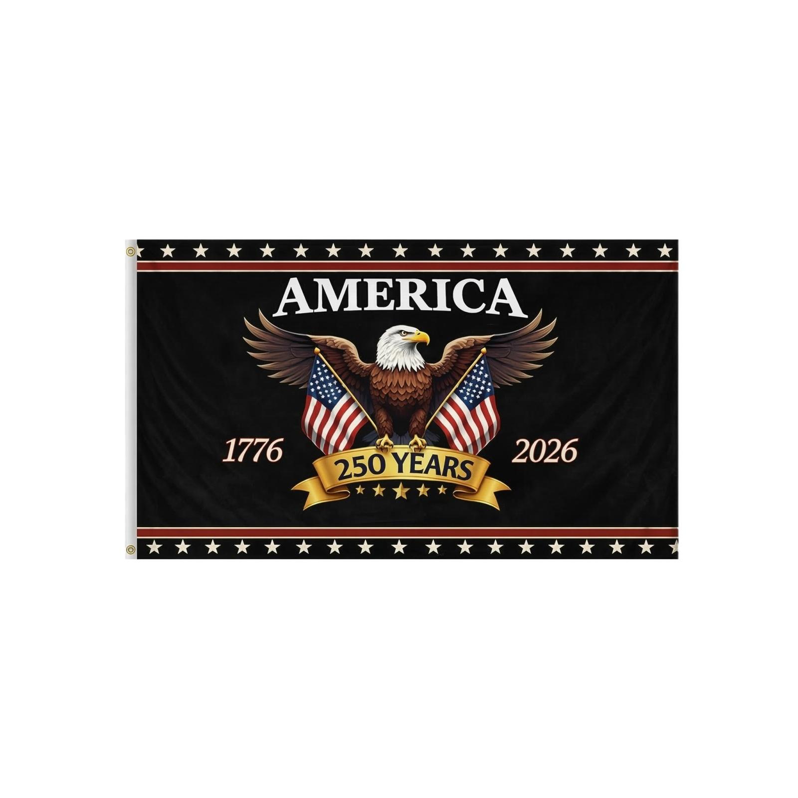 Independence Day Memorial Flag Outdoor Flag (excluding Pole) S коричневый