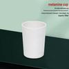 White Melamine Beverage Cup