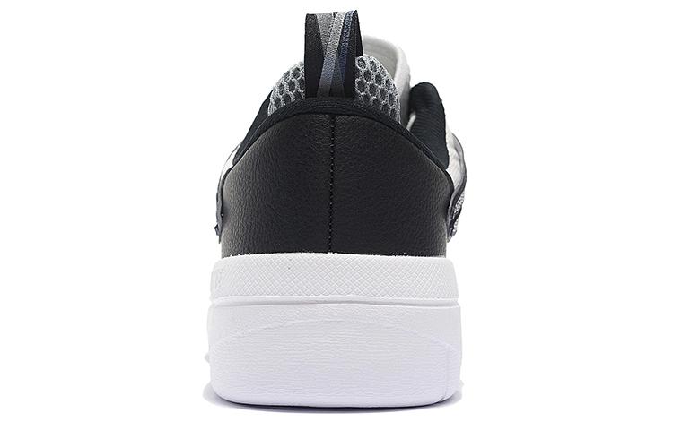 Li Ning Wave Lite Low Top Skateboard Shoes Men's Black White AGCS097-3