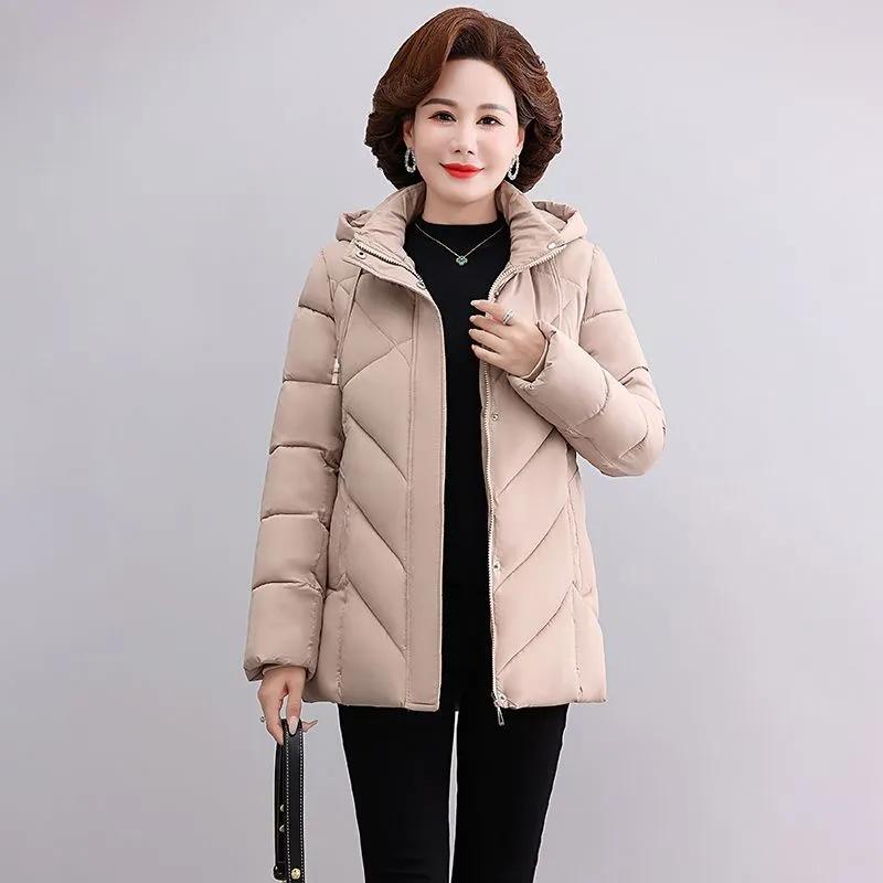 Women's Winter Short Warm Cotton Jacket Big Yards Hooded Jacket