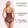 Women Shaping Bodysuit With Steel Ring Bra Tummy Control Butt Lifter Body Shaper