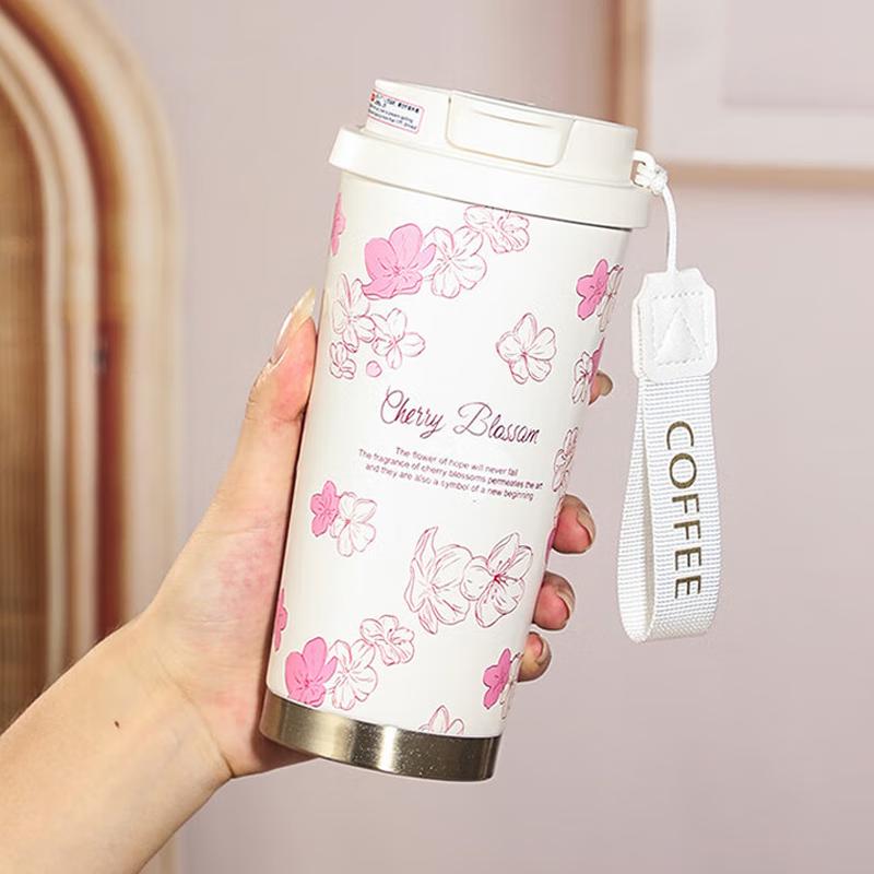 YOTU Dual-Drink Insulated Stainless Steel Coffee Cup