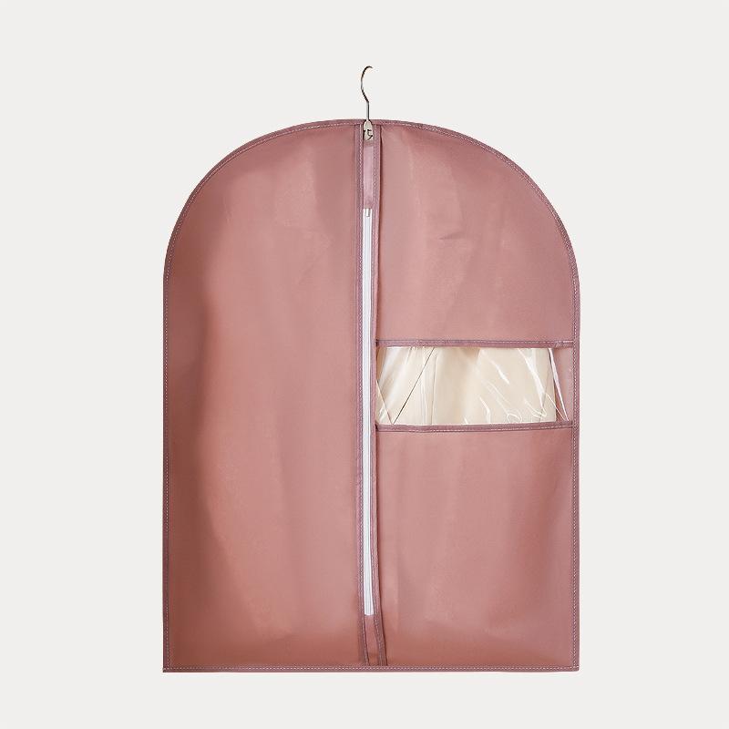 Non-Woven Clothes Dust Cover Household Hanging Garment Bag Suit Dust Proof Protector Wardrobe Storage Organizer