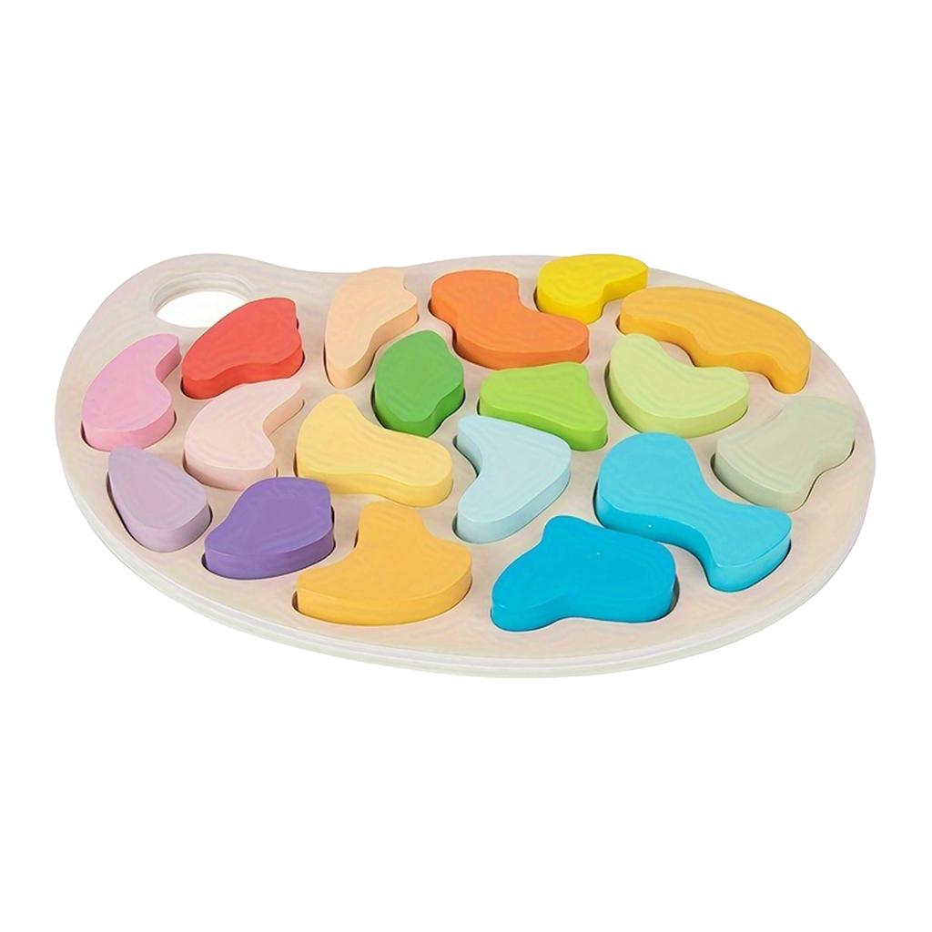 Kids Color Puzzle Board,Fine Motor Skills, Hand Eye Coordination & Motor Skills Development, Creative Activity, Sturdy Construction