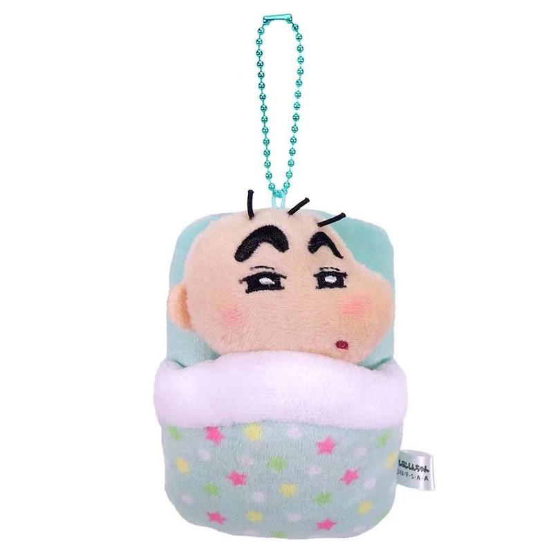 Cute Crayon Shin-chan Defense Squad Plush Keychain Ultra Soft Stuffed Toy