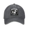 Abarth C Cool Baseballkappen Mode Gewaschene Denim Hüte Outdoor Verstellbare Kappe Streetwear Baseball Cowboyhut für Unisex