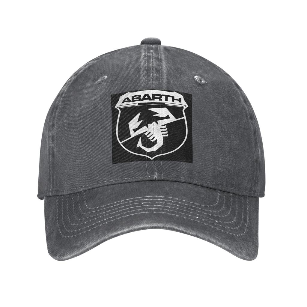Abarth C Cool Baseballkappen Mode Gewaschene Denim Hüte Outdoor Verstellbare Kappe Streetwear Baseball Cowboyhut für Unisex