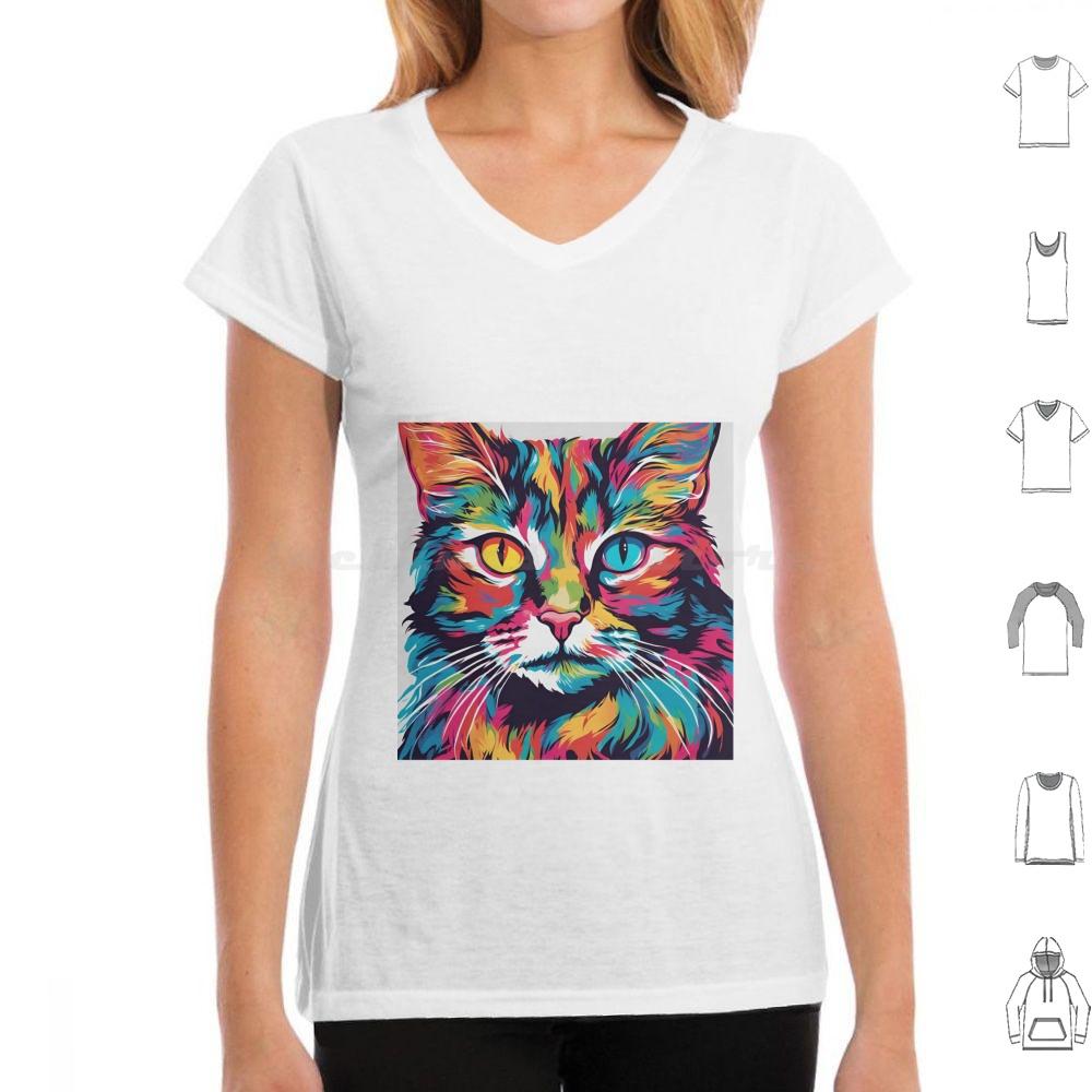 

Cool Cat Design T Shirt Men Women Kids 6xl Cat Kitten Kitty Cute Funny Pet Animal Aesthetic Colourful Bold Trendy Cat Design 4XL