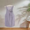 Cotton Kitchen Apron Cross Straps Korean Work Clothes Stylish Home Cooking Apron  Women