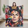 Weiche Warme Decke Picknick Michael Jackson Überwurfdecke Flanell Tagesdecke Für Wohnzimmer Street Trend Schlafsofa Abdeckung