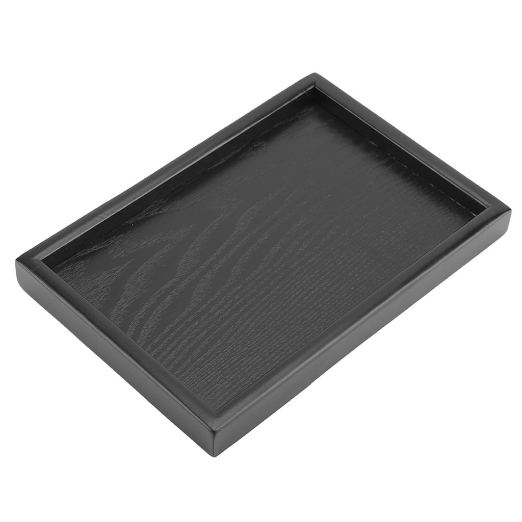 Rectangle Shape Solid Wood Tea Coffee Snack Food Meals Serving Tray Plate Restaurant Trays