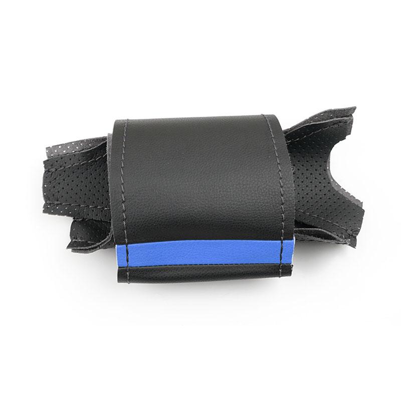 For Renault Clio 3 RS 2005 2006 2007 2008 2009 2010 2011 2012 2013 Hand-stitched Steering Wheel Cover Perforated Leather Trim