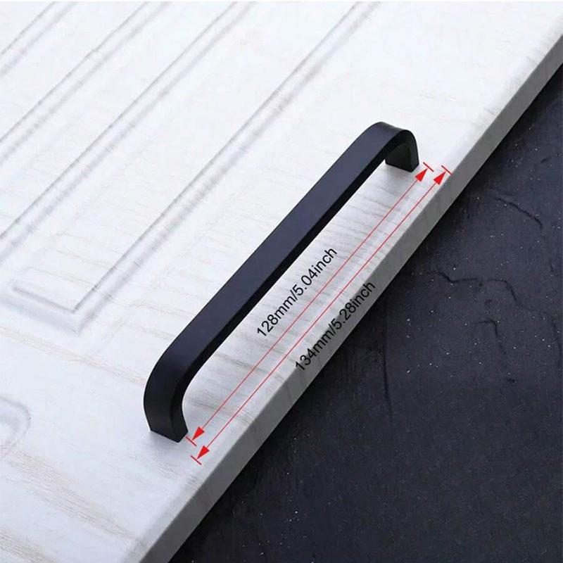 10pcs Arch Style Polished Metal Handles Solid Aluminum Alloy Cabinet Door Drawer Pulls Modern Simple for Furniture Hardware