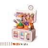 13/14pcs Cartoon Kitchen Playset Pressure Water Spray and Play Sink Simulated Play Kitchen Accessories Hanging Hook