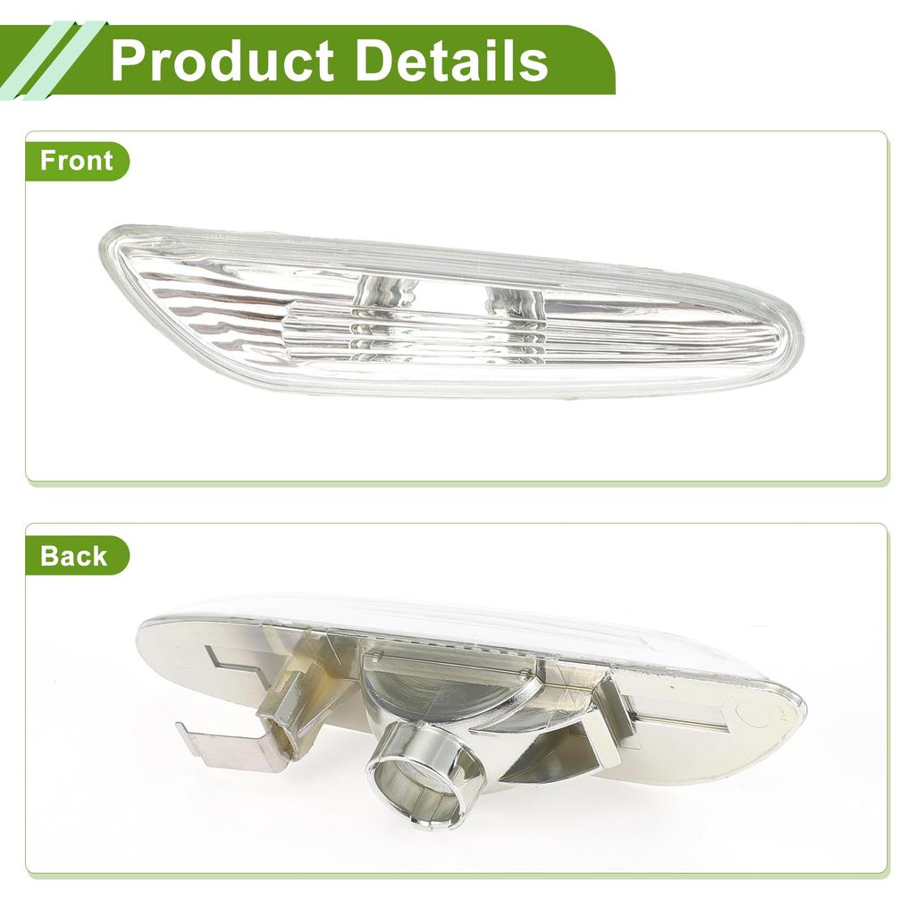 HOPESPANNER BMW Seria 3 E90 2006-2010 Nr 63137253326 Pokrywa kierunkowskazu bocznego Wodoodporna Biała Lewa