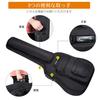 CAHAYA Guitar Case with Anti-Theft Pocket, 8 Pockets, 8mm Sponge Lining, Lightweight, Improved Gig Bag, ShoulderHandbag