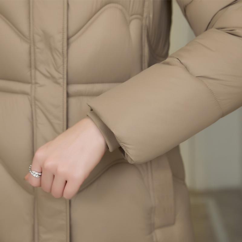 Winter Women's Jackets Hooded Loose Thick Warm Long Parkas Middle Age Female Coat