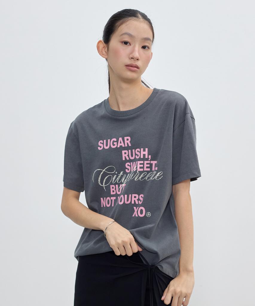 CITYBREEZE Pigment Typographic Short Sleeve T-Shirt_2 Colors