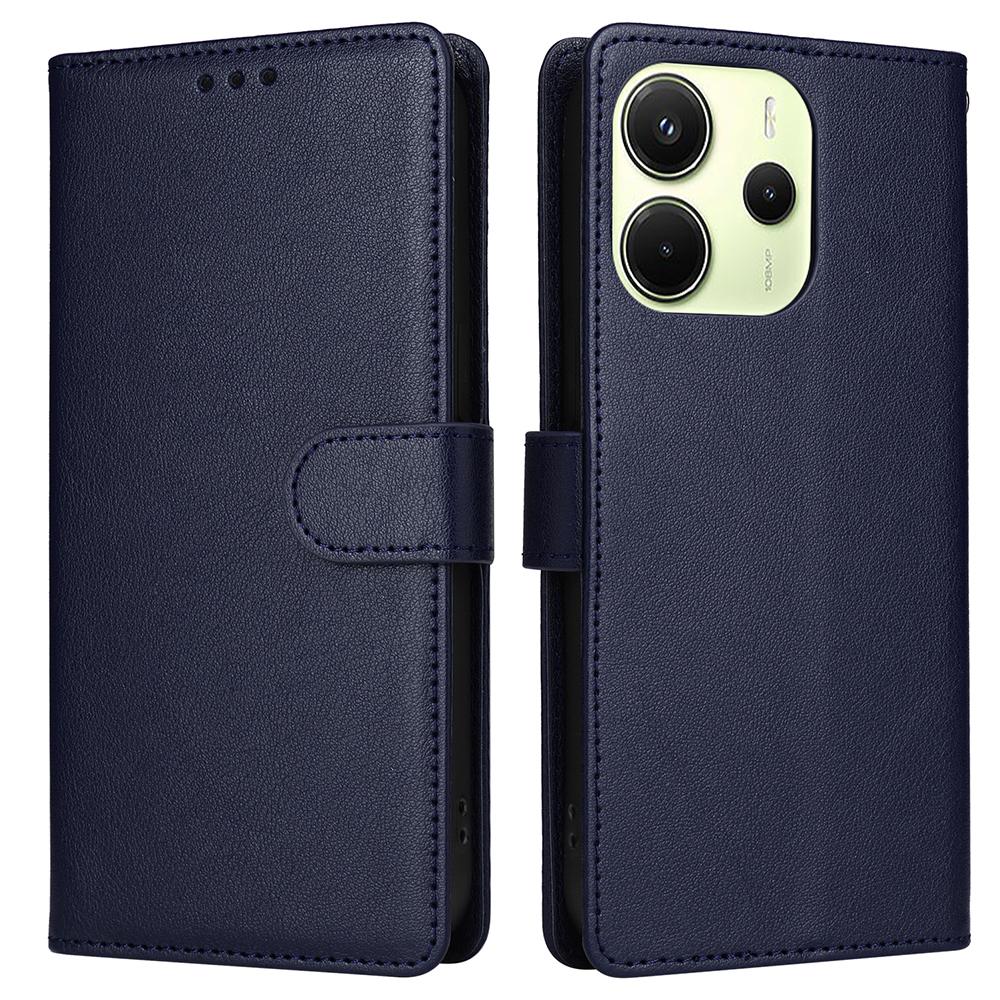 For Xiaomi Redmi Note 14 4G (164.84mm) Case Wallet Stand View PU Leather Phone Cover