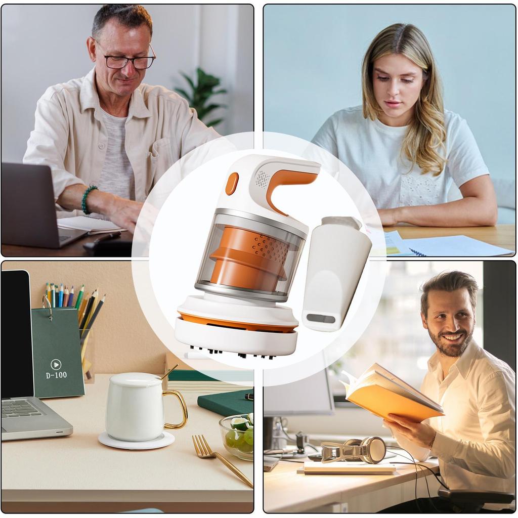 Toz Fırçalı Kablosuz Kompakt Sessiz Temizleme Cihazı Mini Bilgisayar Süpürgesi Ev Seyahat Masa Zemin Masa Ofisler İç Mekan İçin