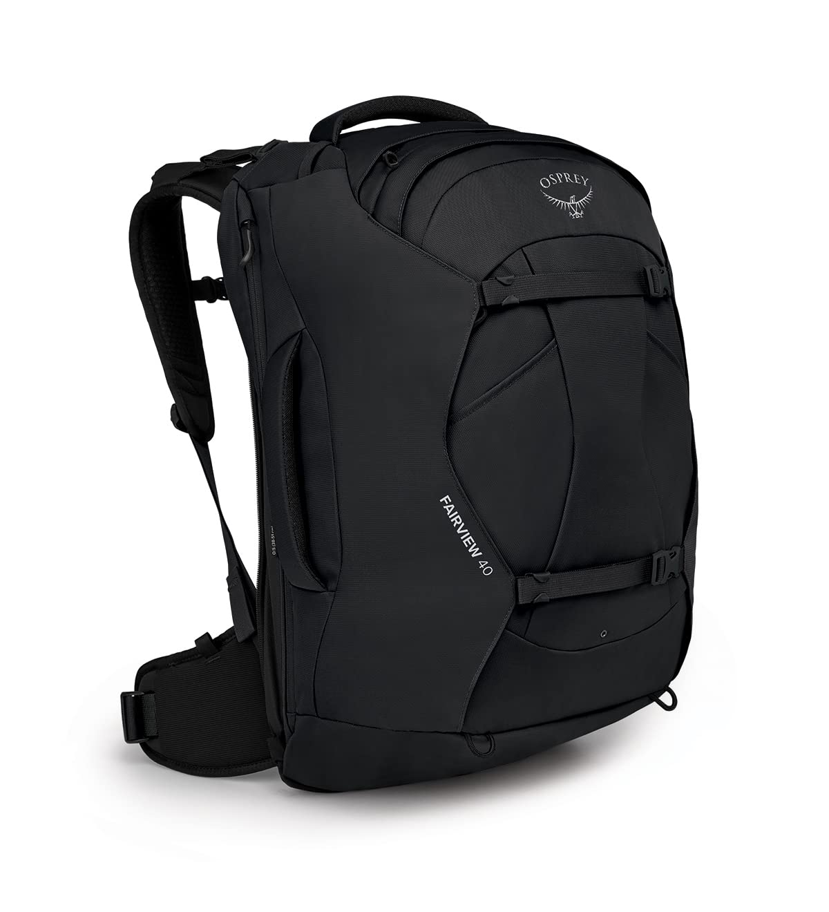 

Чорний жіночий дорожній рюкзак Osprey Fairview 40 чорний