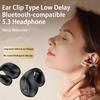 Wireless Earphone IPX7 Connection Noise Reduction Waterproof Rapid Touch Control Ear Clip Type