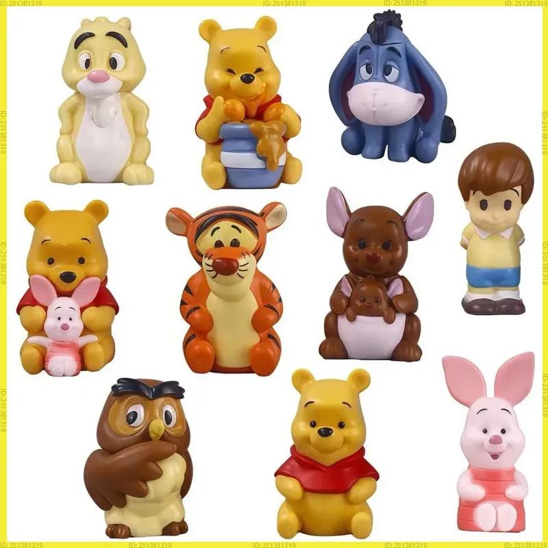Winnie The Pooh Pvc Figurines 10 Piece Set Cake Topper Party Decoration Birthday Gift Tigger Eeyore Piglet Kanga Roo Owl