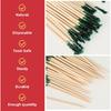 1600Pcs Toothpicks for Appetizers, 2.5 Inch Cocktail Picks with Assorted Colors, Wooden Food Toothpicks for Appetizers Cocktail Fruit Club Sandwiches