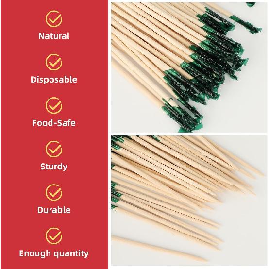1600Pcs Toothpicks for Appetizers, 2.5 Inch Cocktail Picks with Assorted Colors, Wooden Food Toothpicks for Appetizers Cocktail Fruit Club Sandwiches