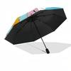 1pc Outdoor Umbrella with BT21 Characters - Automatic Opening/Closing, Portable 3-Fold Design, 8-Bone Iron Frame, Perfect Gift for Fans, Traveler