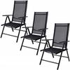 Opvouwbare Tuinstoelen 3X Aluminium Set