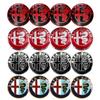 56mm Car Styling Tire Hubcap Sticker Wheel Rim Badge for Alfa Romeo Mito Giulia Giulietta 147 155 156 159 Stelvio 4C Accessories