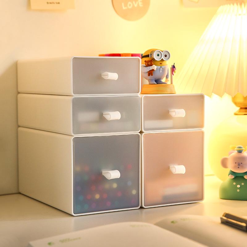 Compact Desktop Drawer Organizer Box