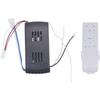 Universal Ceiling Fan Remote Control Kit Replacement, 6-Speed & Timing, Remote Replacement for DC Ceiling Fan Light