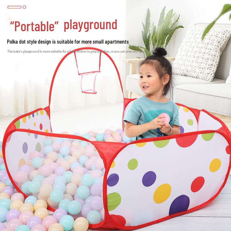 

Складная детская палатка и бассейн с шариками с баскетбольным кольцом для игр в помещении 0.9m Ball Pool - OPP